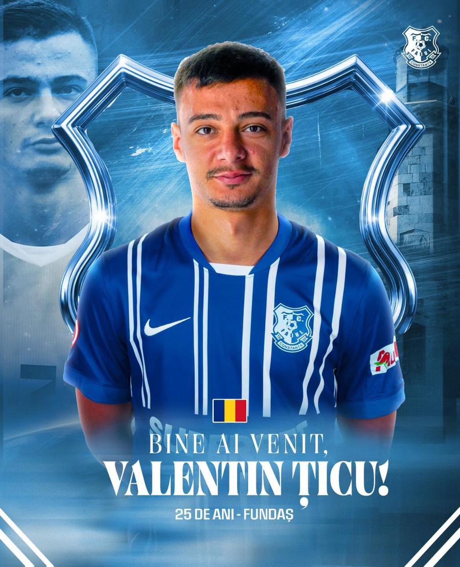 L-au luat pe Valentin Țicu! Prezentat oficial în Superliga, după despărțirea de Dinamo