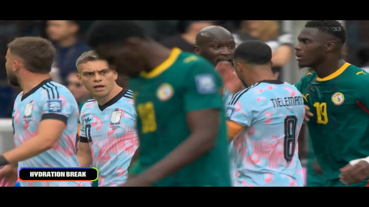 La un pas de bătaie în meciul Belgia - Senegal // foto: X