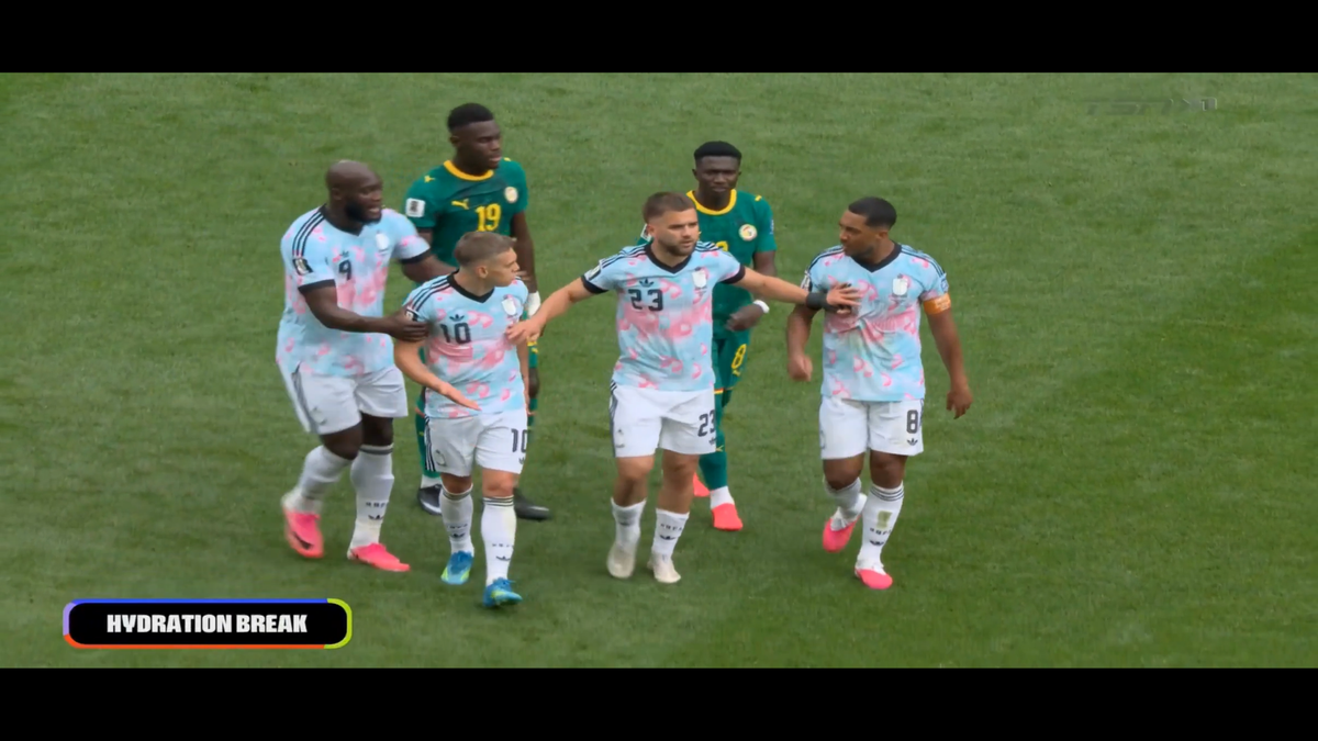 Scene incredibile în Belgia - Senegal » Coechipierii au sărit la bătaie