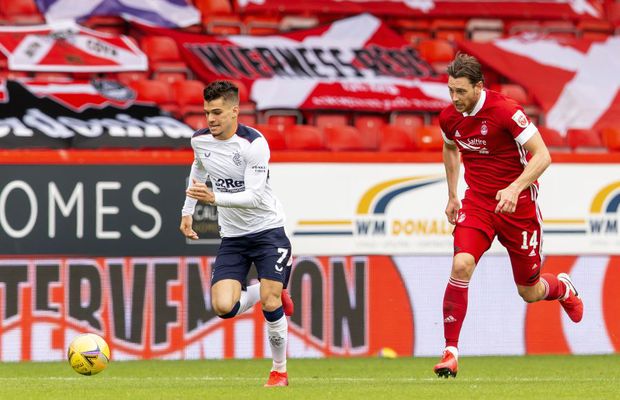 Ianis Hagi, cea mai mică notă dintre titularii lui Rangers » The Scottish Sun a remarcat însă artificiul de la golul victoriei