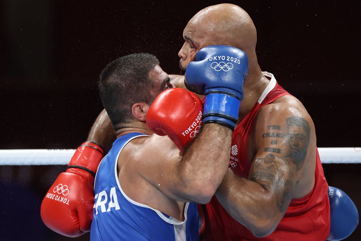 Frazer Clarke - Mourad Aliev - box - Jocurile Olimpice