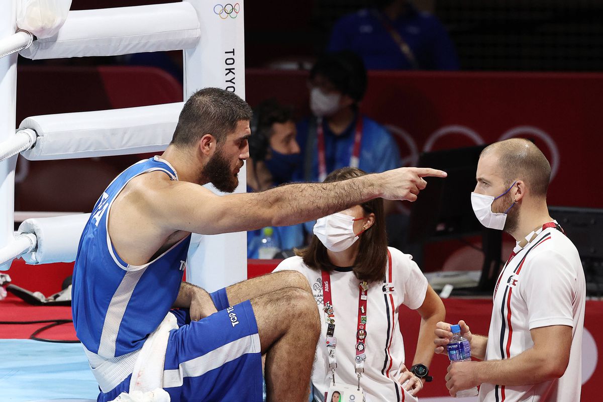 Frazer Clarke - Mourad Aliev - box - Jocurile Olimpice