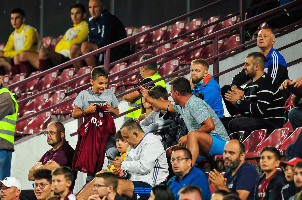 Gest superb făcut de Alibec după primul gol marcat pentru CFR Cluj