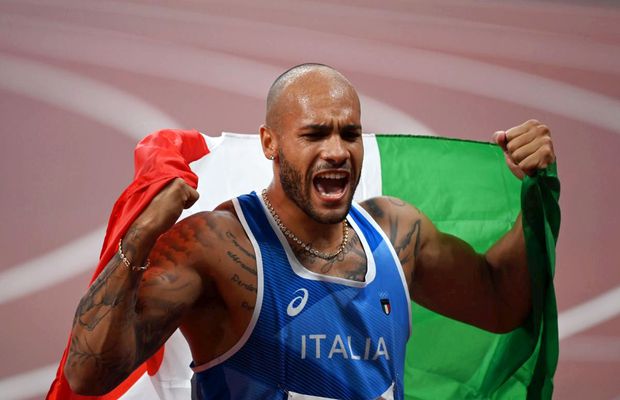 Surpriză la proba regină a atletismului! Un italian a câștigat aurul olimpic la 100m