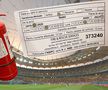 Așa arată etichetele lipite pe toate stingătoarele de incendiu de pe Arena Națională