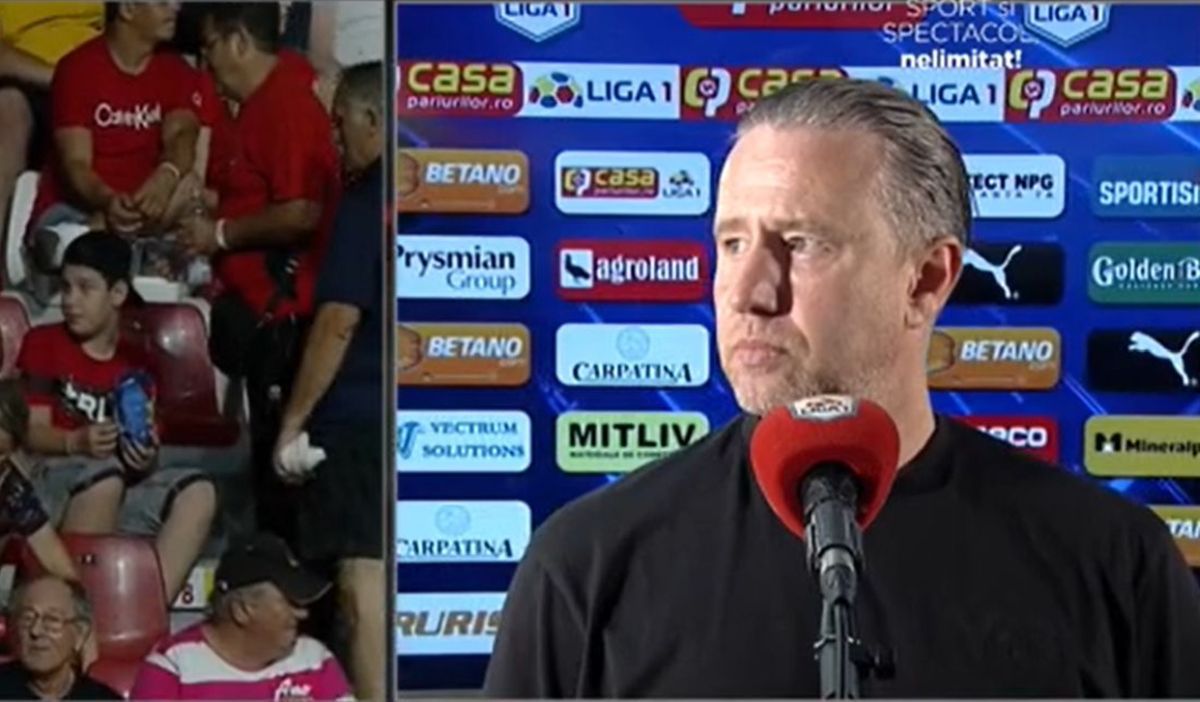 Interviul lui Reghecampf, întrerupt de scandalul de la vestiare » „Le-am spus deja, nu pot să trec cu vederea”