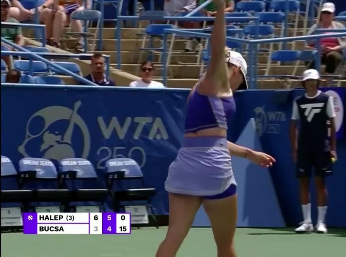 Simona Halep - Cristina Bucșa, turul 1 Washington