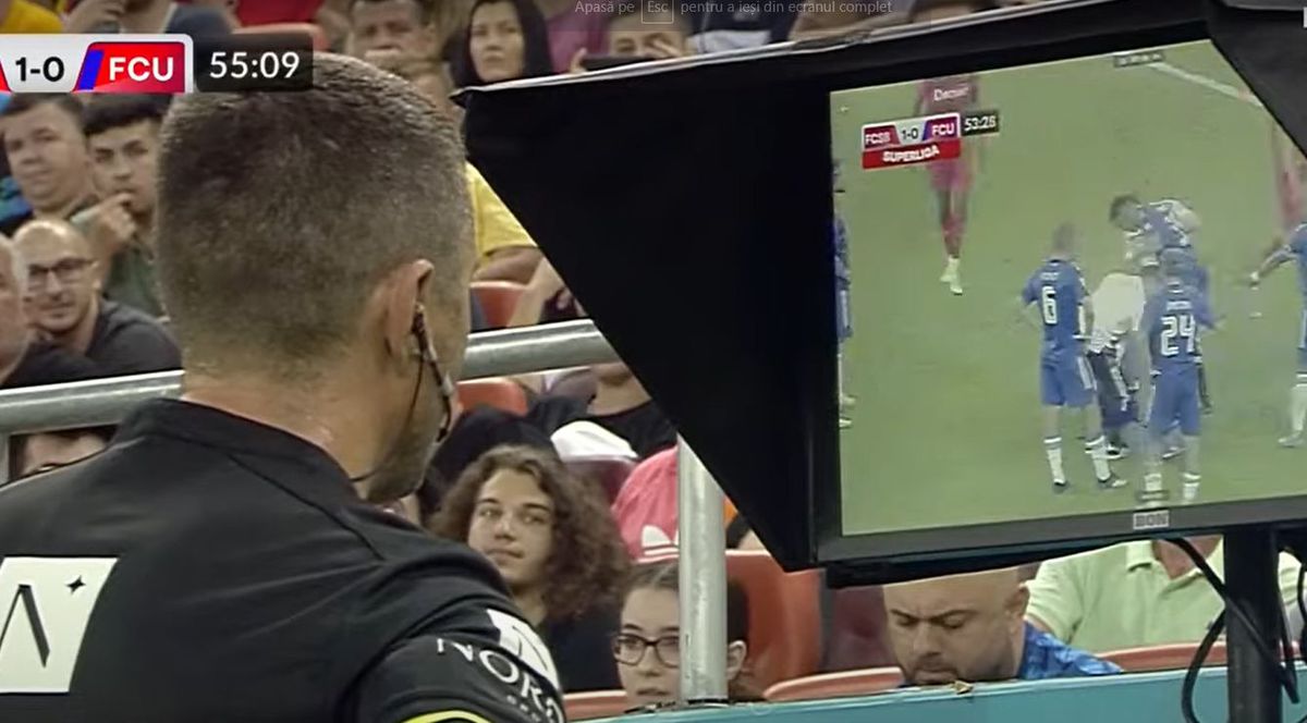 VAR-ul românesc face înconjurul lumii » Val de ironii după faza de cascadorii râsului din FCSB - FCU Craiova