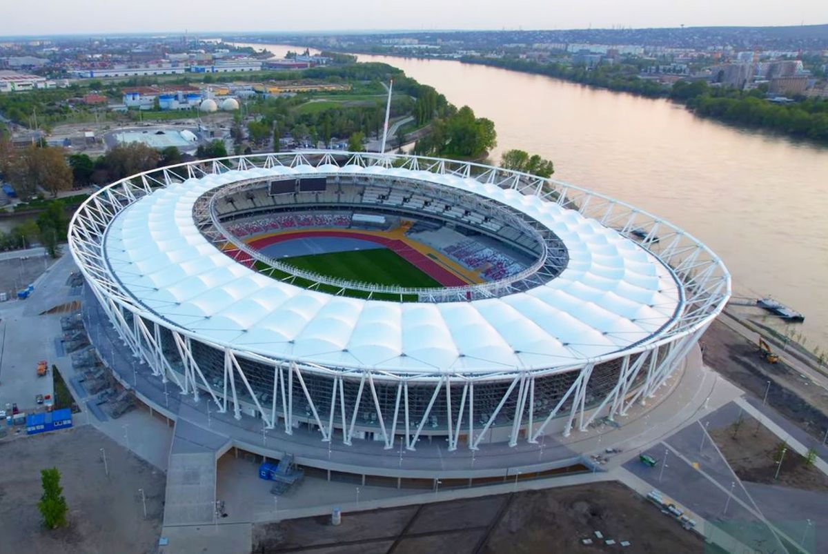 Stadion spectaculos ridicat pe malul Dunării: „Este un adevărat miracol!” » 35.000 de oameni așteptați în tribune pe 19 august