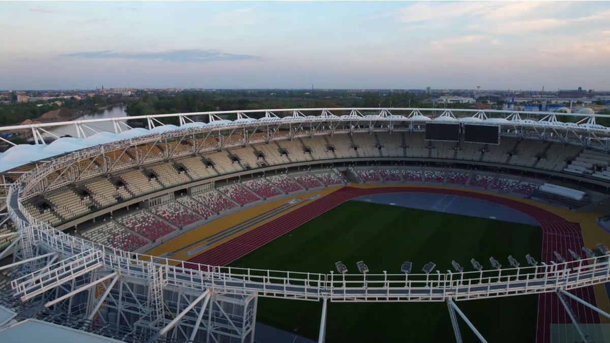 Stadion spectaculos ridicat pe malul Dunării: „Este un adevărat miracol!” » 35.000 de oameni așteptați în tribune pe 19 august