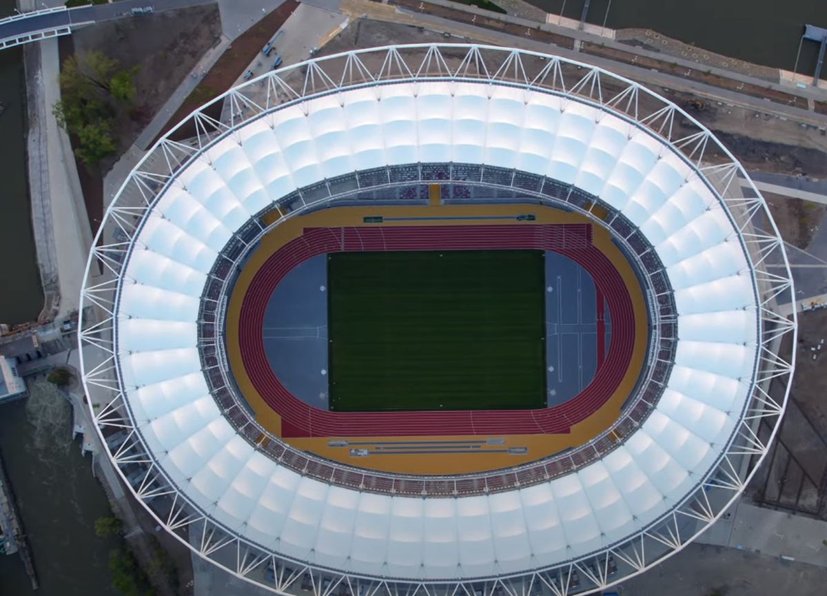 Stadion spectaculos ridicat pe malul Dunării: „Este un adevărat miracol!” » 35.000 de oameni așteptați în tribune pe 19 august