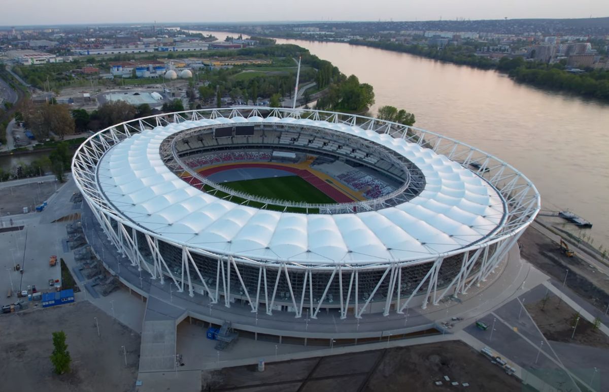 Stadion spectaculos ridicat pe malul Dunării: „Este un adevărat miracol!” » 35.000 de oameni așteptați în tribune pe 19 august