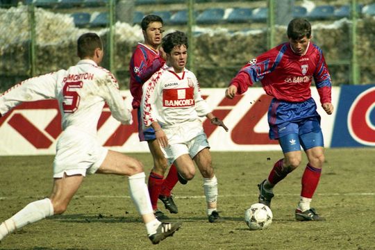 Ionel Pârvu, în dreapta, la Steaua