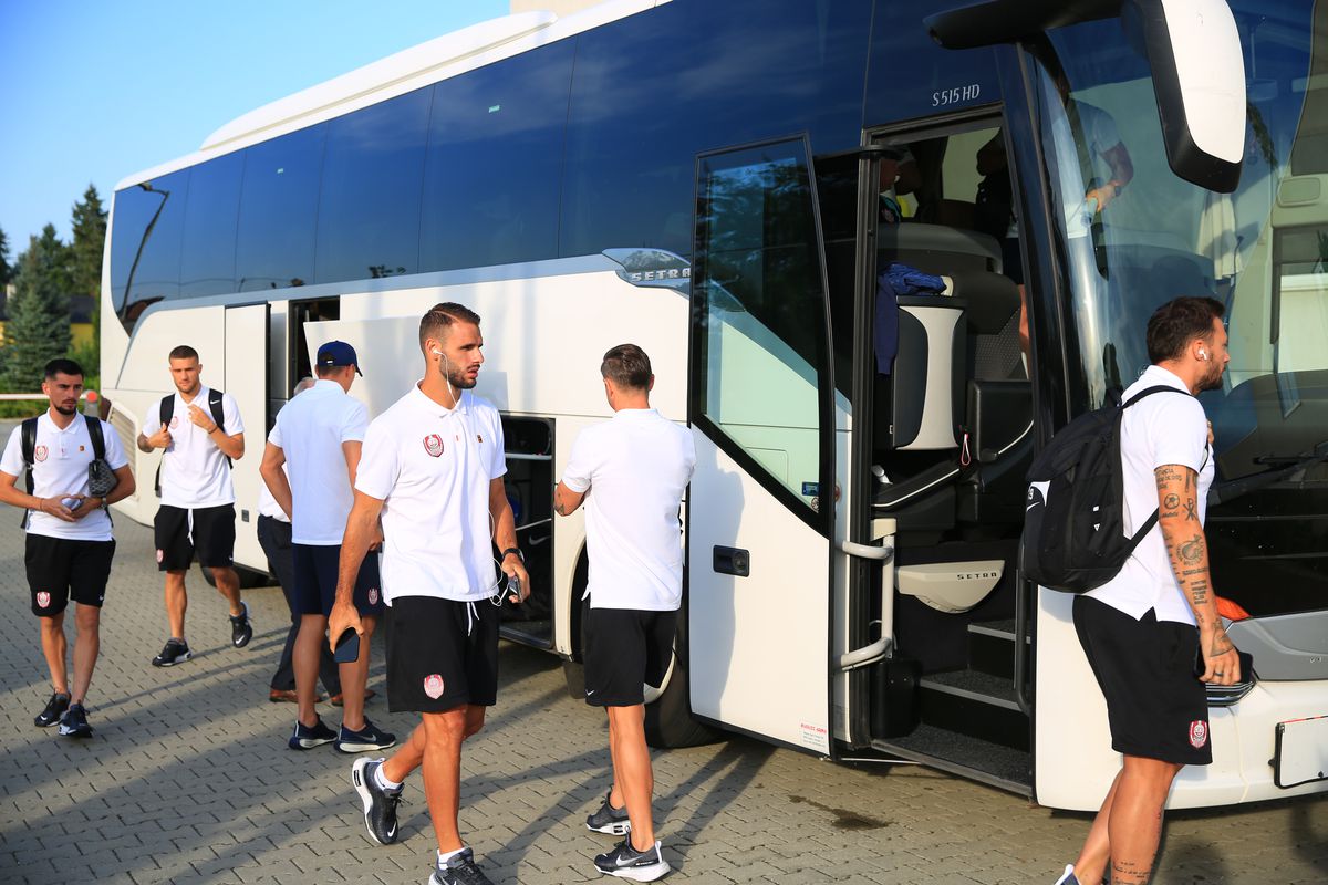 Neman Grodno - CFR Cluj, imagini înainte de meci