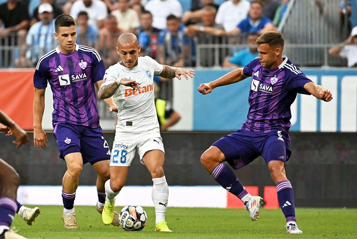 Universitatea Craiova - NK Maribor, în turul 2 preliminar din Conference League