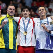 Înotătorul Pan Zhanle, medaliat cu aur în proba de 100 de metri liber la Jocurile Olimpice de la Paris 2024 / Foto: Getty Images