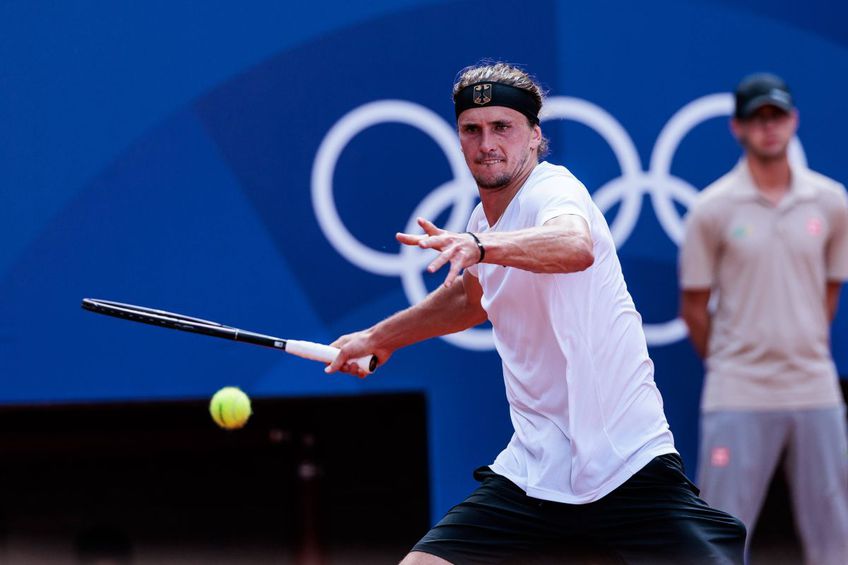 Lorenzo Musetti (22 de ani, locul 16 ATP) l-a învins pe campionul en-titre Alexander Zverev (27 de ani, locul 4 ATP), scor 7-5, 7-5, în sferturile de la Jocurile Olimpice. foto: Imago Images