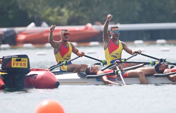 Andrei Cornea și Marian Enache, campionii de la dublu vâsle: „Nu am cuvinte pentru sentimentul de a fi pe podiumul olimpic” + „Totul a dispărut, a zburat, am devenit mai ușor”