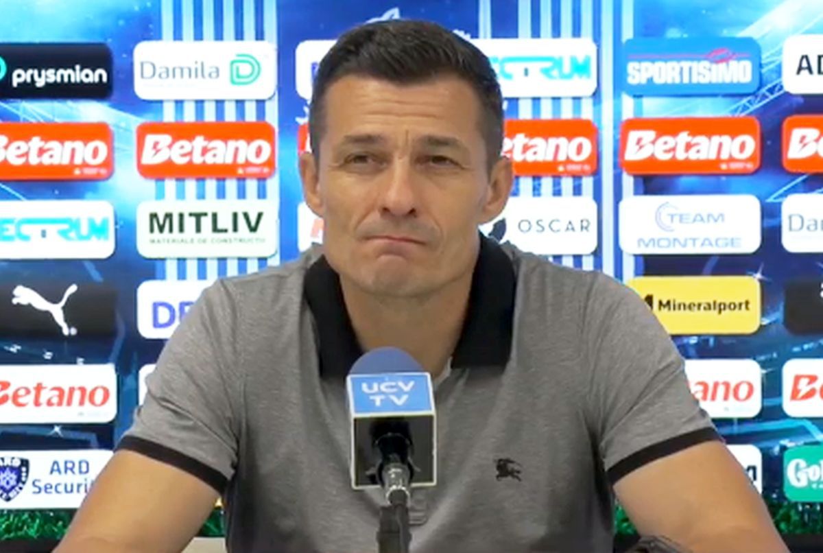 „Ei ne-au luat în brațe, noi nu am putut!” » Reproșurile lui Gâlcă după eliminarea Craiovei din cupele europene: „Au lăsat mingea să treacă...”