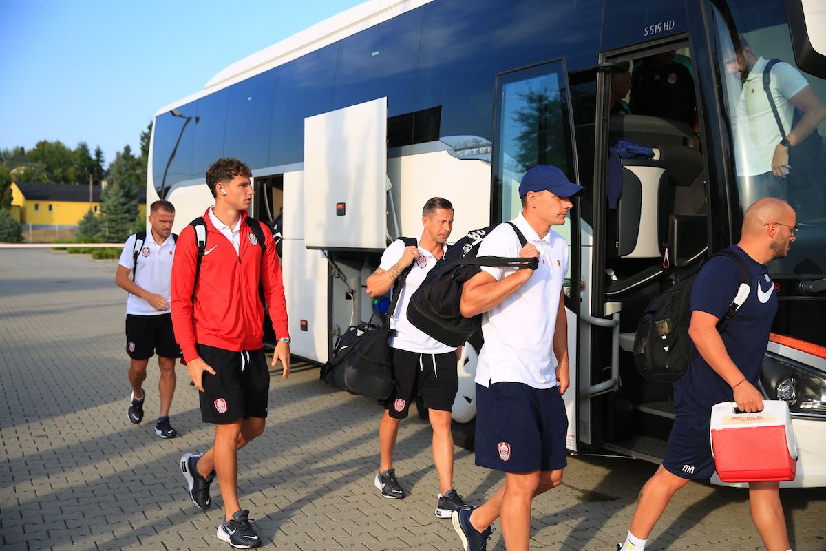 Neman Grodno - CFR Cluj, imagini înainte de meci