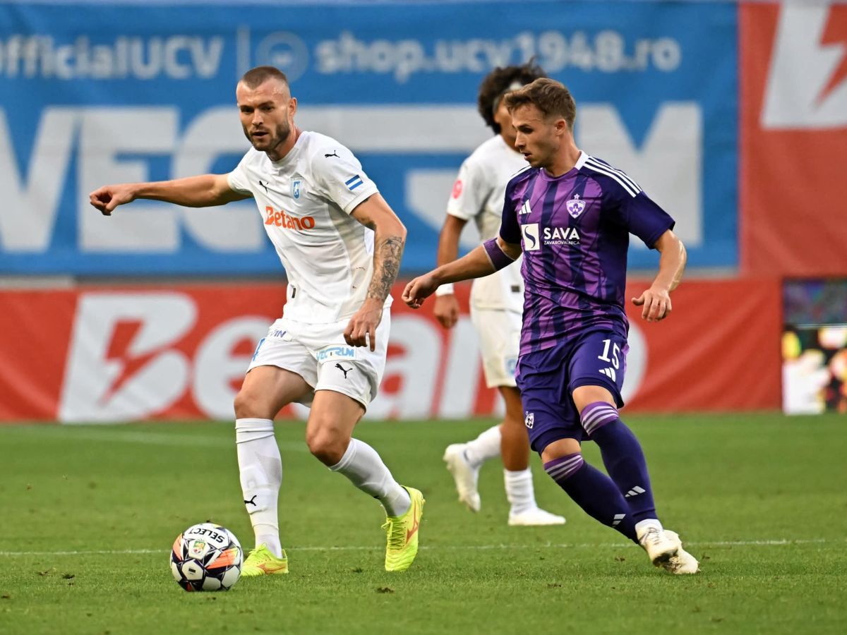 Universitatea Craiova - Maribor 3-2 » De-abia a început Europa, că s-a și terminat aventura pentru Craiova! Flacăra violetă a ars speranțele juveților