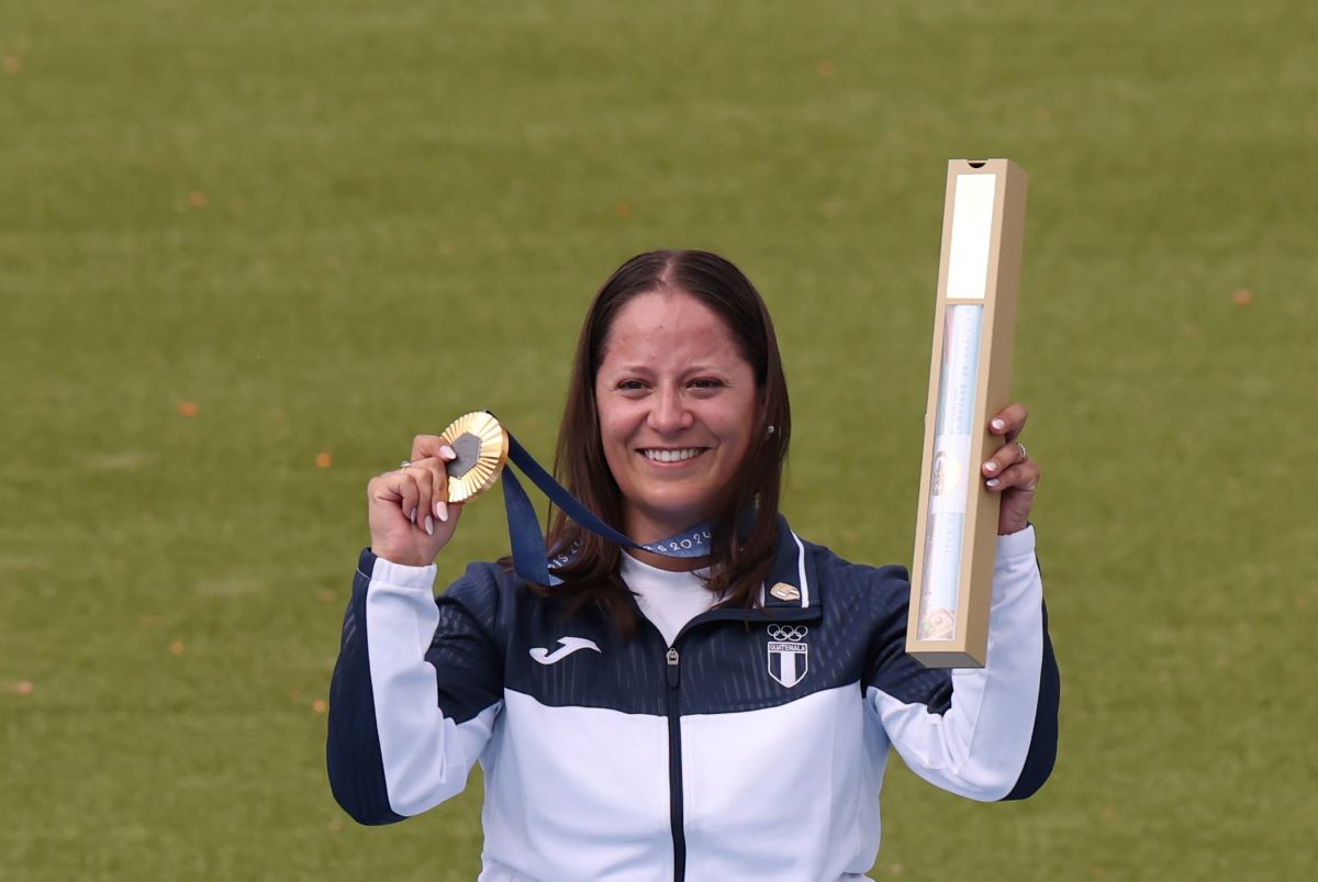 Adriano Ruano, prima campioană olimpică din istoria Guatemalei, la tir în proba de trap