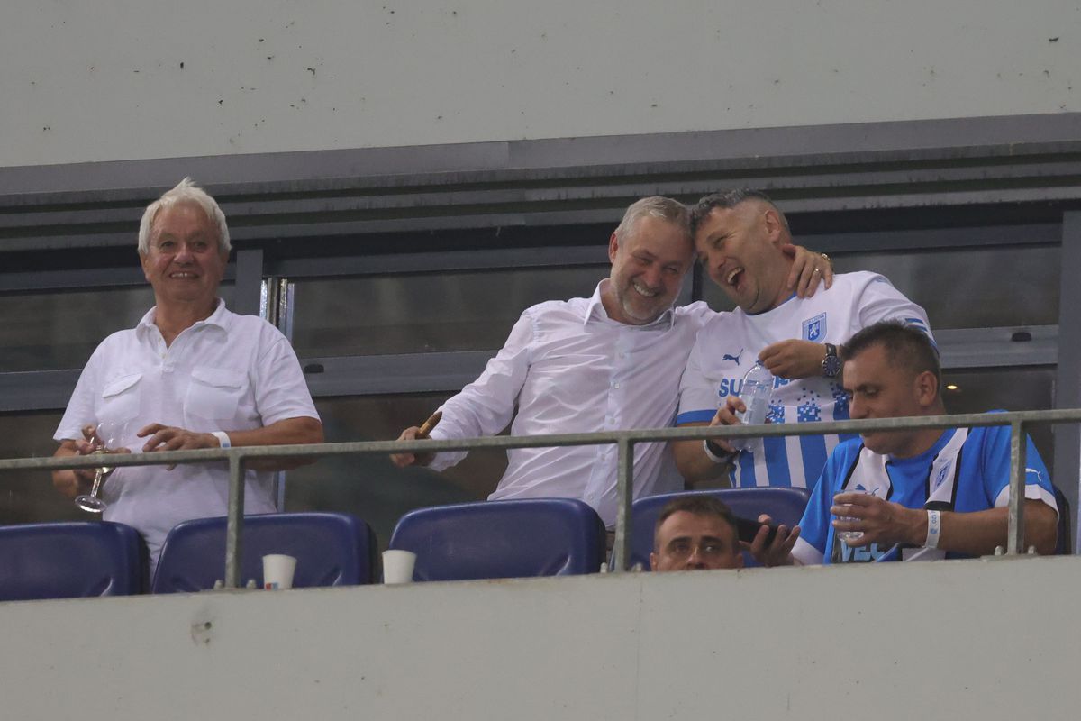 A „explodat” de bucurie loja lui Mihai Rotaru! Patronul oltenilor, imagini nemaivăzute surprinse de fotoreporterul GSP