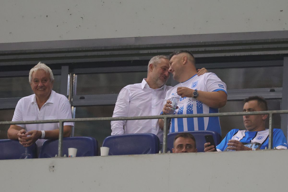 A „explodat” de bucurie loja lui Mihai Rotaru! Patronul oltenilor, imagini nemaivăzute surprinse de fotoreporterul GSP