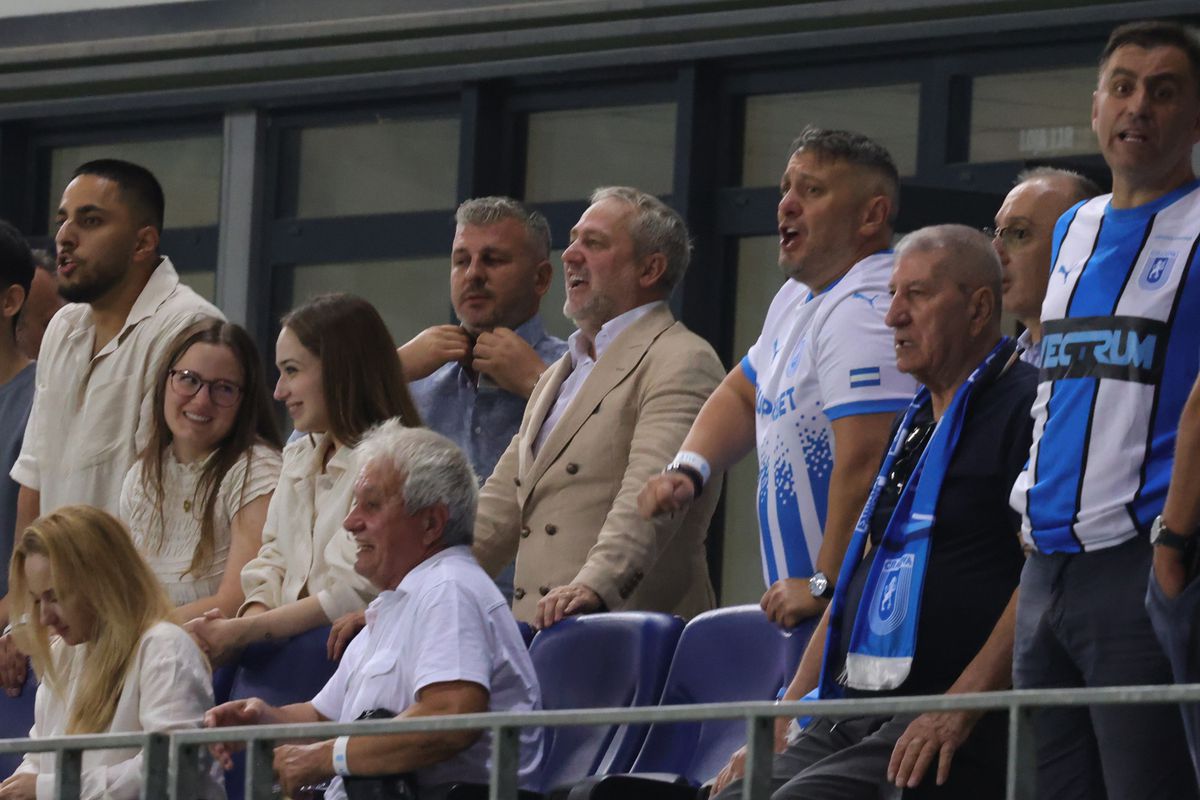 A „explodat” de bucurie loja lui Mihai Rotaru! Patronul oltenilor, imagini nemaivăzute surprinse de fotoreporterul GSP