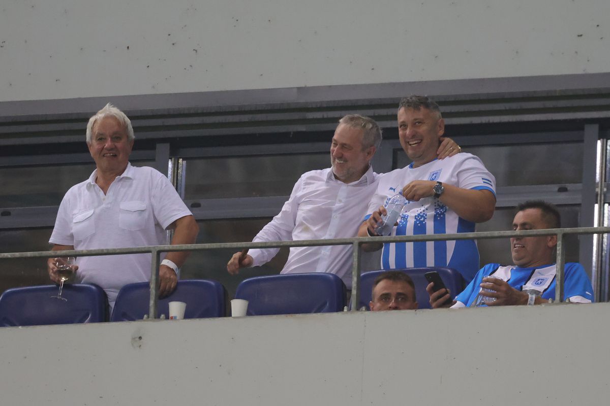 Mihai Rotaru, la finalul meciului Craiova - FK Sarajevo 4-0