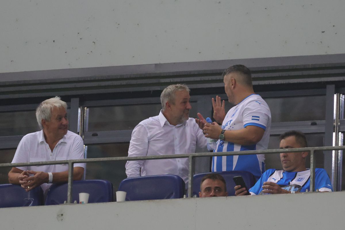 A „explodat” de bucurie loja lui Mihai Rotaru! Patronul oltenilor, imagini nemaivăzute surprinse de fotoreporterul GSP