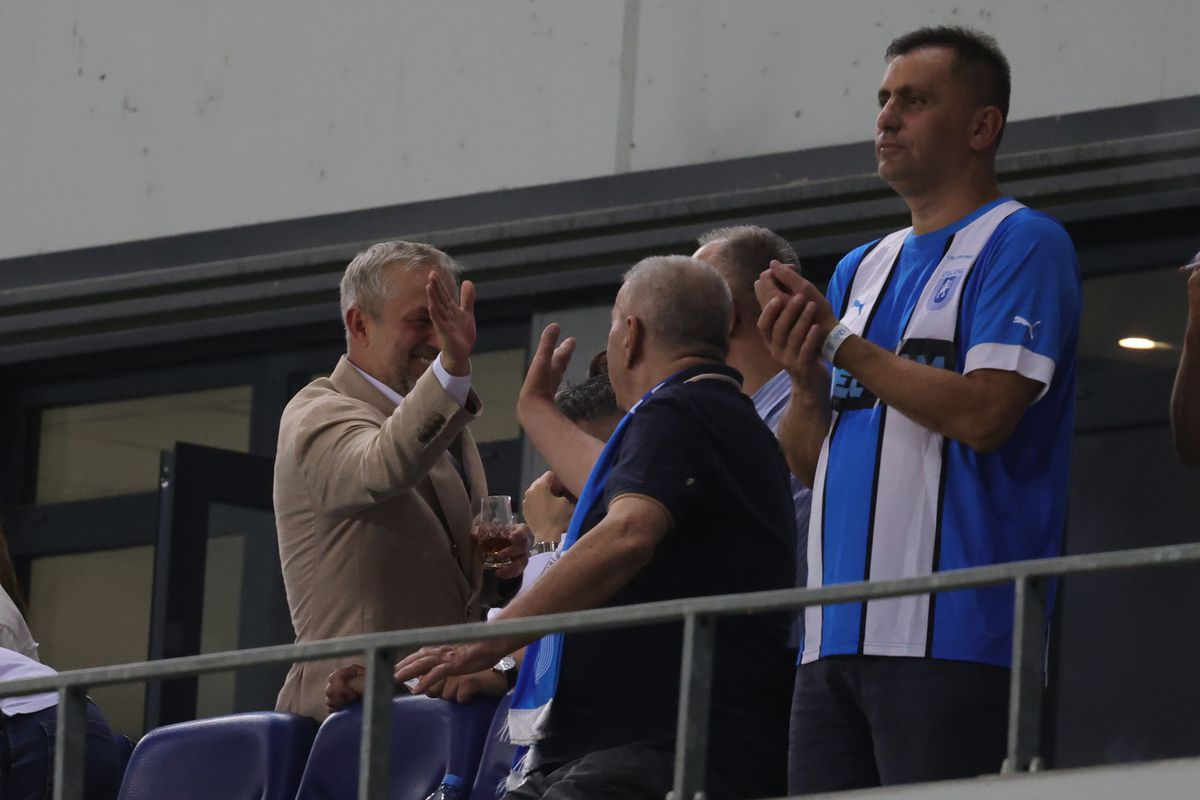 Mihai Rotaru, la finalul meciului Craiova - FK Sarajevo 4-0