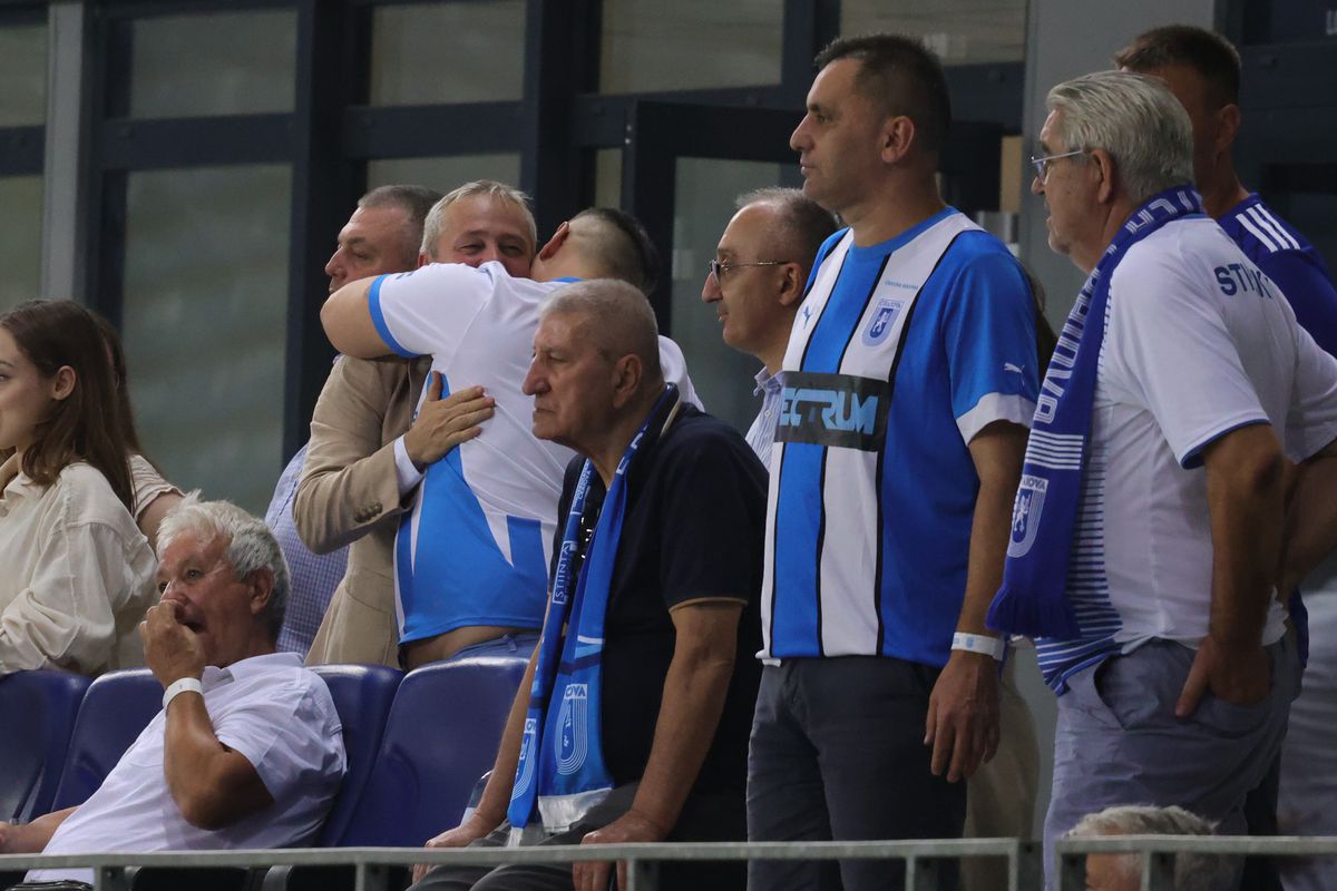 A „explodat” de bucurie loja lui Mihai Rotaru! Patronul oltenilor, imagini nemaivăzute surprinse de fotoreporterul GSP