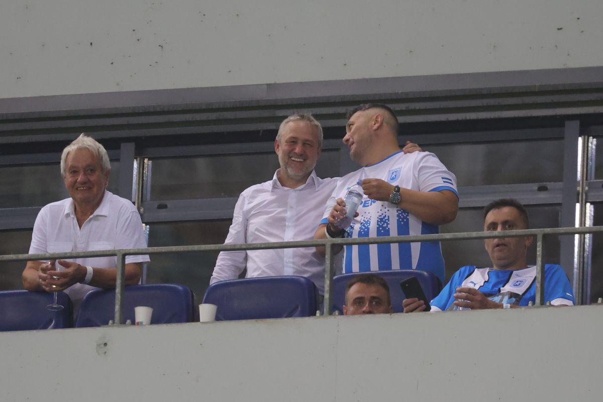 A „explodat” de bucurie loja lui Mihai Rotaru! Patronul oltenilor, imagini nemaivăzute surprinse de fotoreporterul GSP