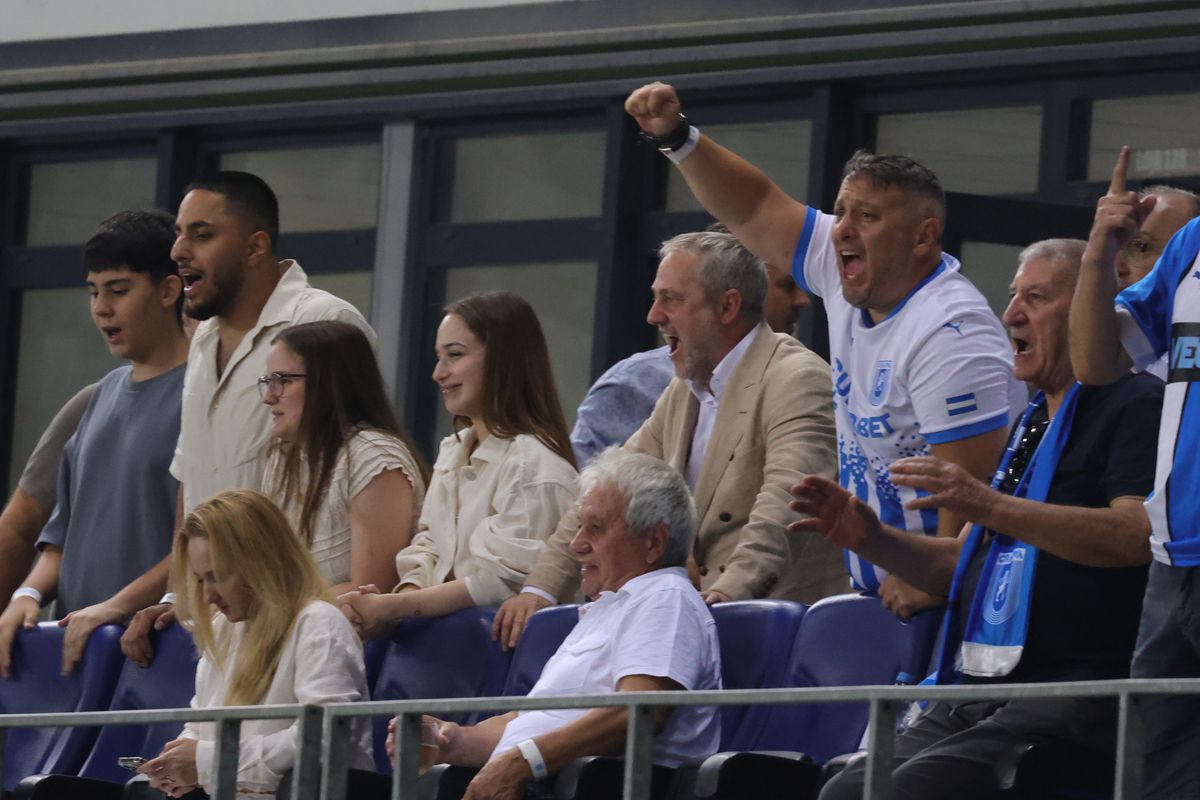 Mihai Rotaru, la finalul meciului Craiova - FK Sarajevo 4-0
