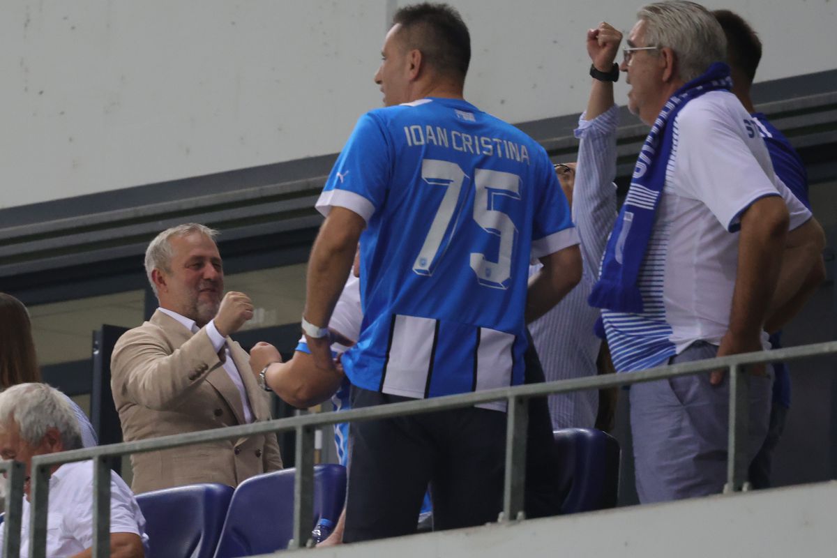 Mihai Rotaru, la finalul meciului Craiova - FK Sarajevo 4-0