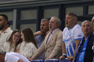 A „explodat” de bucurie loja lui Mihai Rotaru! Patronul oltenilor, imagini nemaivăzute surprinse de fotoreporterul GSP