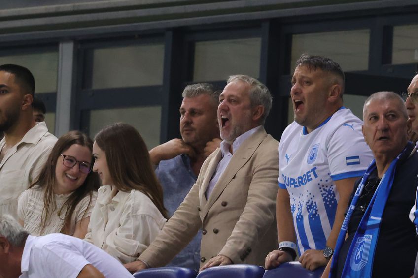 GALERIE FOTO A „explodat” de bucurie loja lui Mihai Rotaru! Patronul oltenilor, imagini nemaivăzute surprinse de fotoreporterul GSP