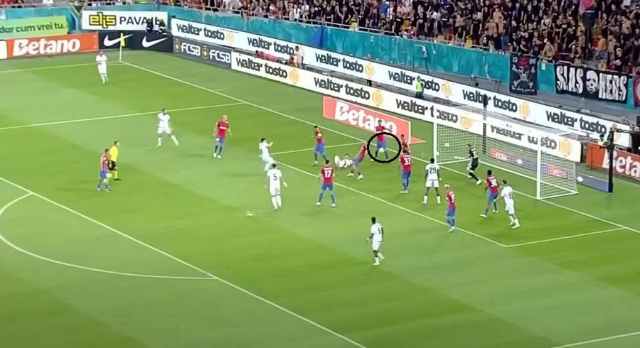 Incredibil! Ce arată stop-cadrul la golul care a blocat elanul FCSB-ului din drumul spre grupele Ligii Campionilor