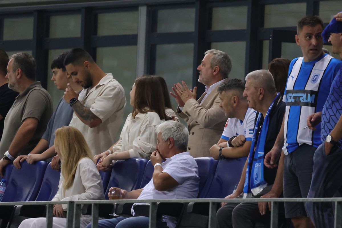 A „explodat” de bucurie loja lui Mihai Rotaru! Patronul oltenilor, imagini nemaivăzute surprinse de fotoreporterul GSP