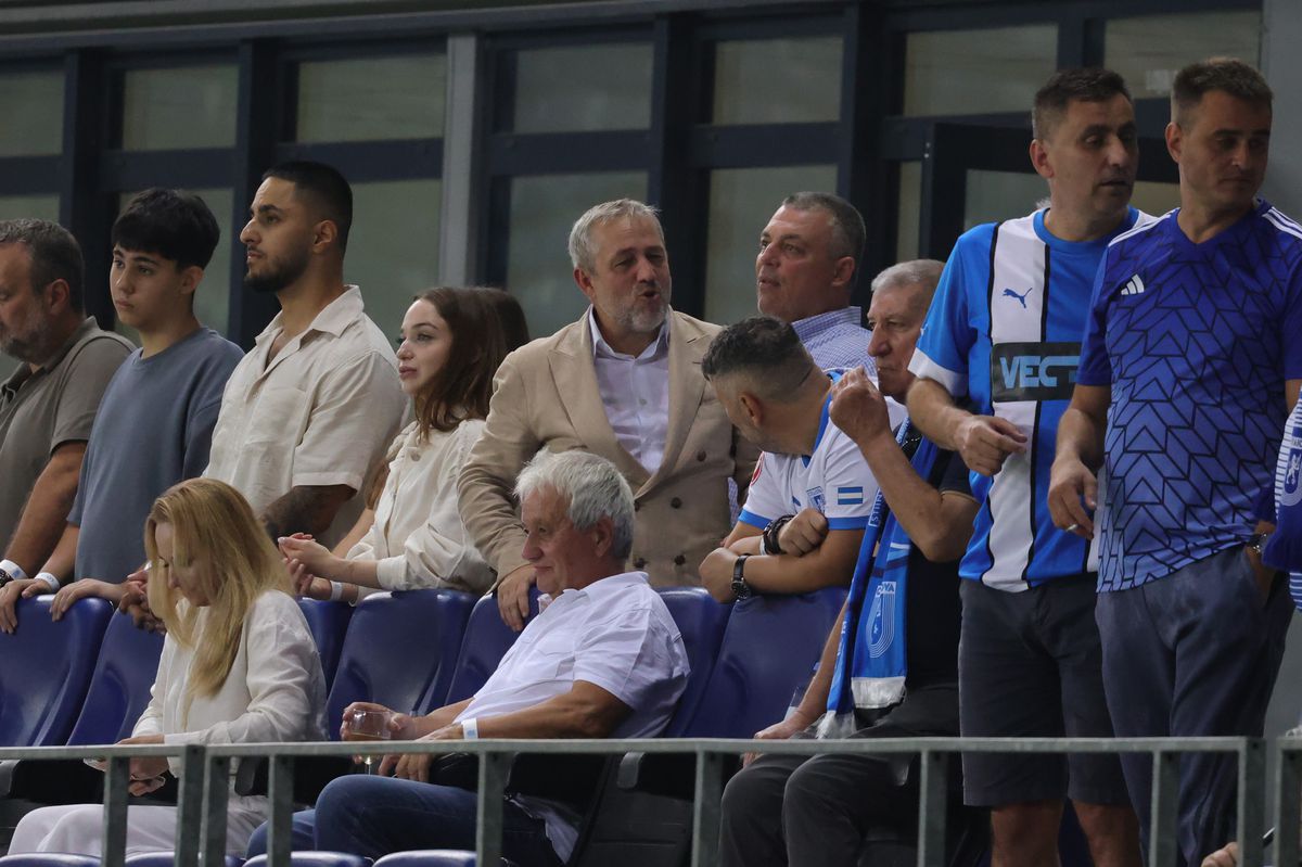 Mihai Rotaru, la finalul meciului Craiova - FK Sarajevo 4-0