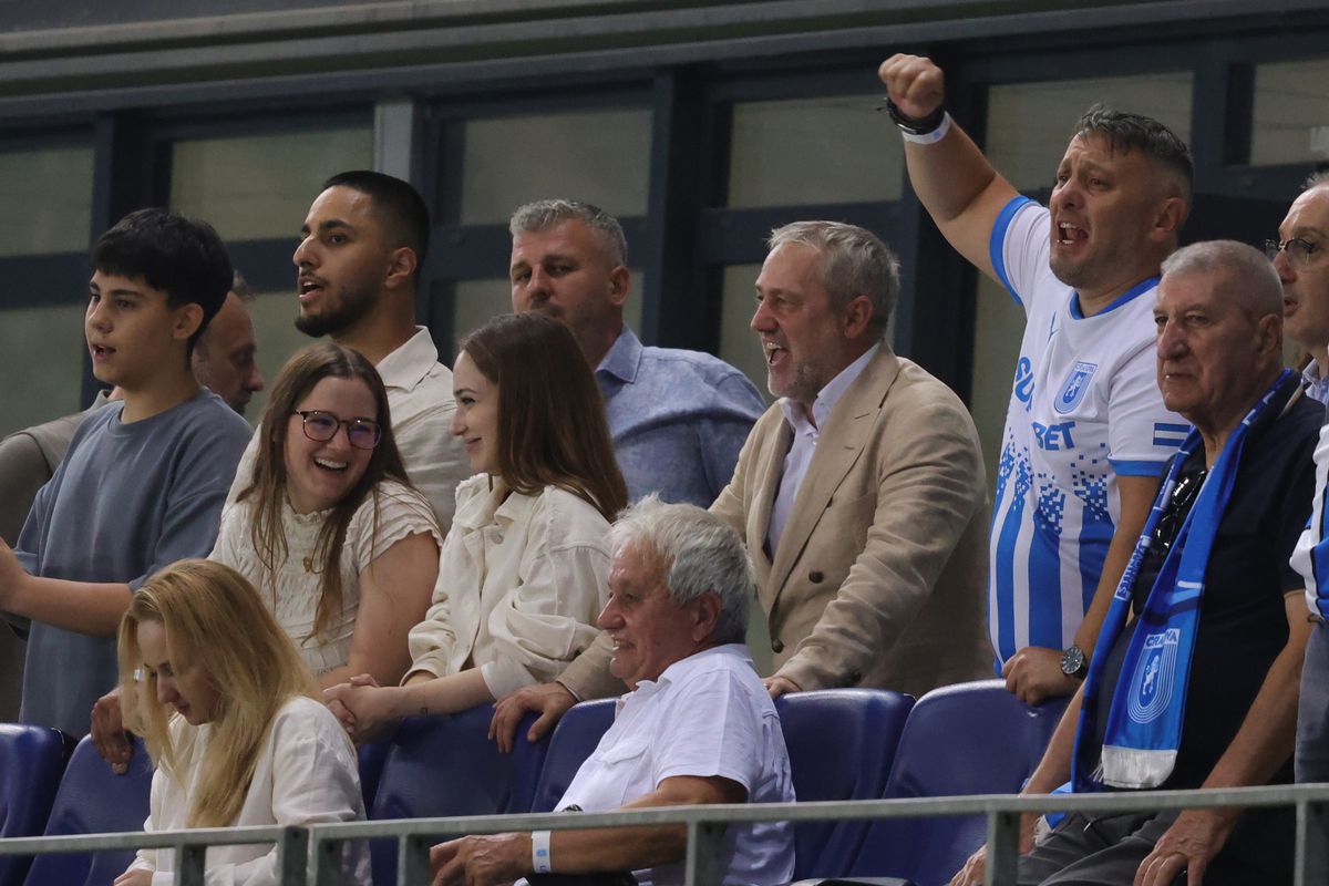 Mihai Rotaru, la finalul meciului Craiova - FK Sarajevo 4-0