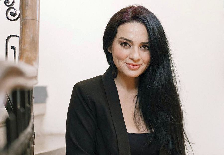 Maria Obretin. Foto: Instagram @obretinmaria Pasiunea actriței Maria Obretin: „Am o viteză teribilă” » Înoată zilnic 60 de bazine: „La noi, pe Dunăre, te aruncau în apă și îți spuneau: descurcă-te!”