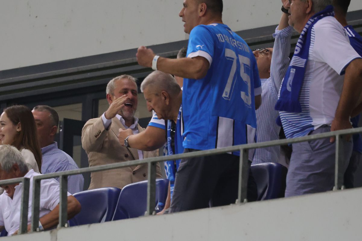 A „explodat” de bucurie loja lui Mihai Rotaru! Patronul oltenilor, imagini nemaivăzute surprinse de fotoreporterul GSP