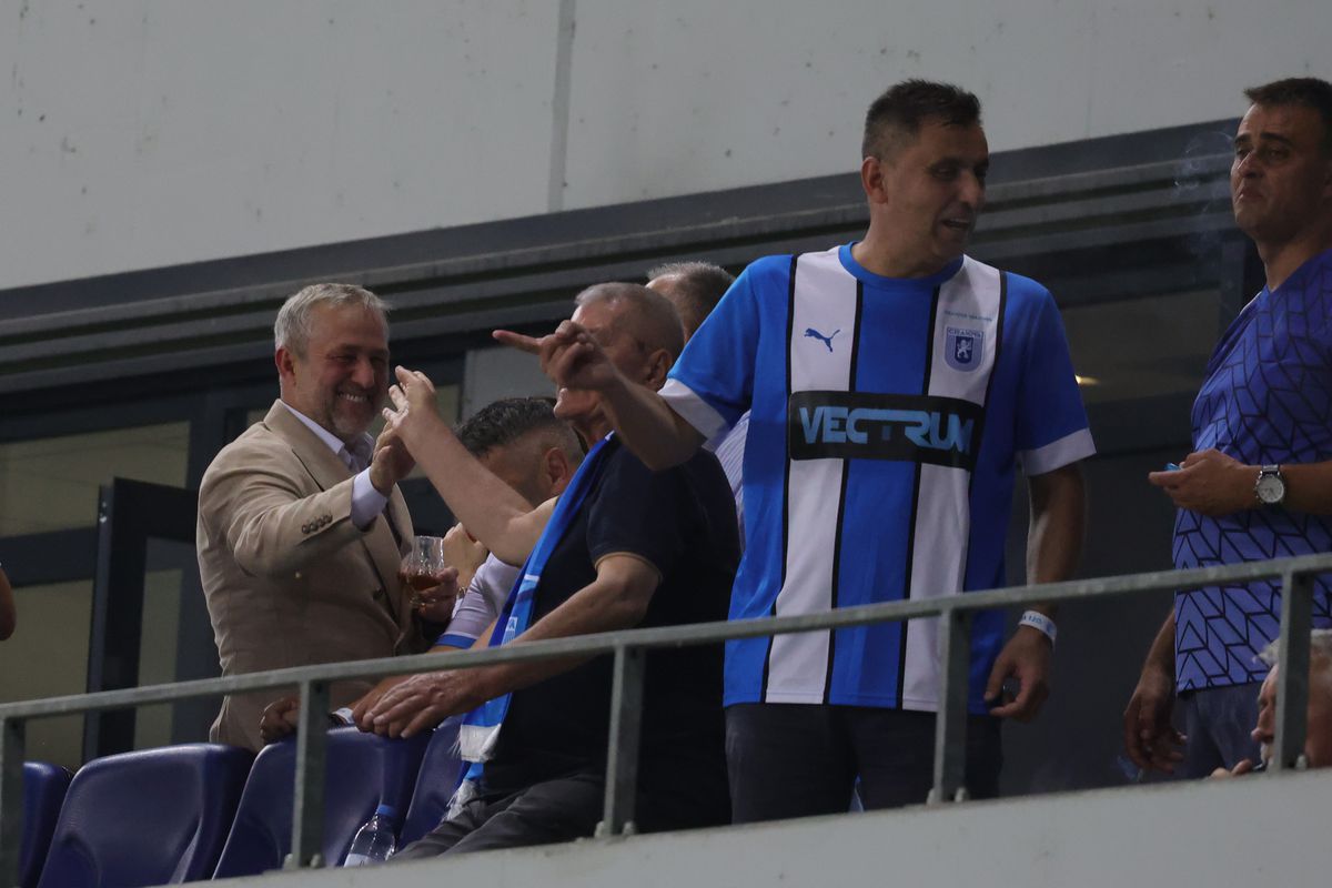 Mihai Rotaru, la finalul meciului Craiova - FK Sarajevo 4-0