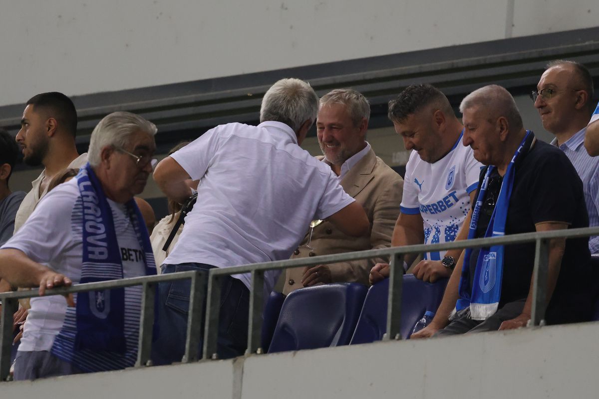 A „explodat” de bucurie loja lui Mihai Rotaru! Patronul oltenilor, imagini nemaivăzute surprinse de fotoreporterul GSP