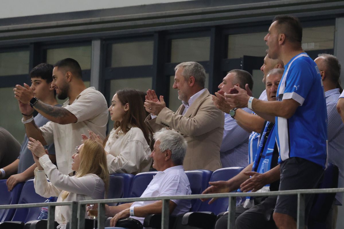 Mihai Rotaru, la finalul meciului Craiova - FK Sarajevo 4-0