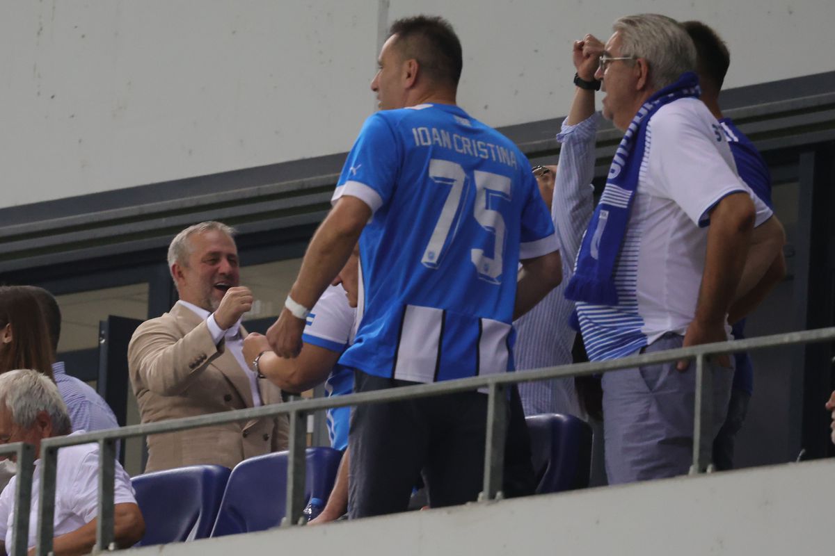 A „explodat” de bucurie loja lui Mihai Rotaru! Patronul oltenilor, imagini nemaivăzute surprinse de fotoreporterul GSP