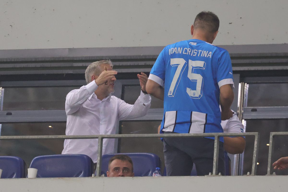 A „explodat” de bucurie loja lui Mihai Rotaru! Patronul oltenilor, imagini nemaivăzute surprinse de fotoreporterul GSP