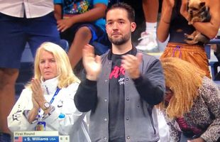 US OPEN 2019 // Alexis Ohanian, soțul Serenei Williams, a „trollat-o” pe Maria Sharapova » Cu ce tricou s-a afișat la meciul direct